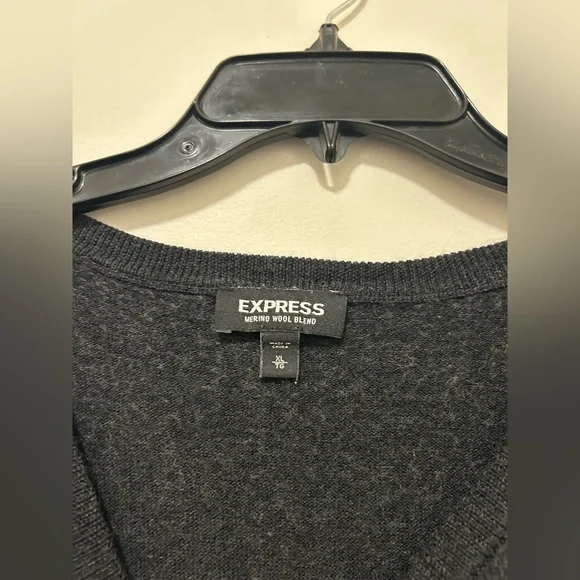 xl gray and black express sweater! - Picture 3 of 3